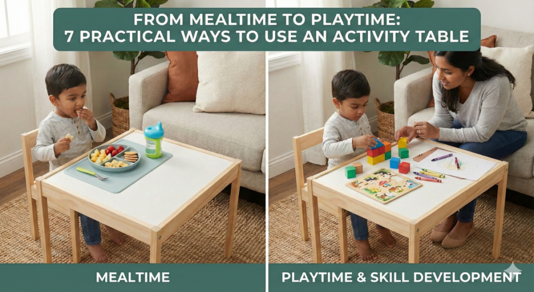 From Mealtime to Playtime: 7 Practical Ways to Use an Activity Table for Skill Development
