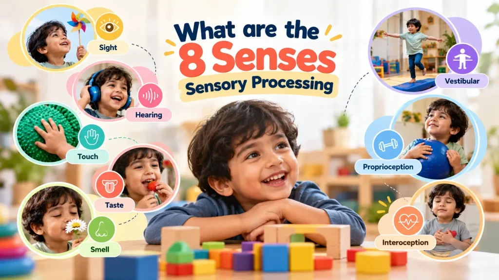 What are the 8 Senses Sensory Processing